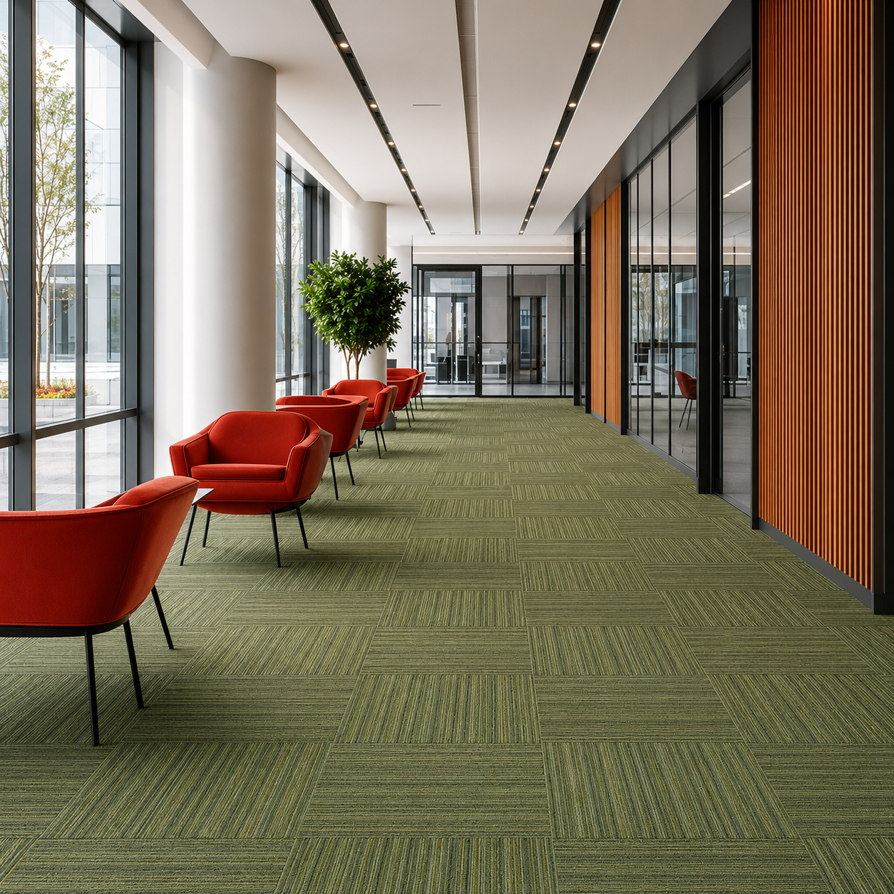 Flexible Carpet Tiles for Modern Interiors