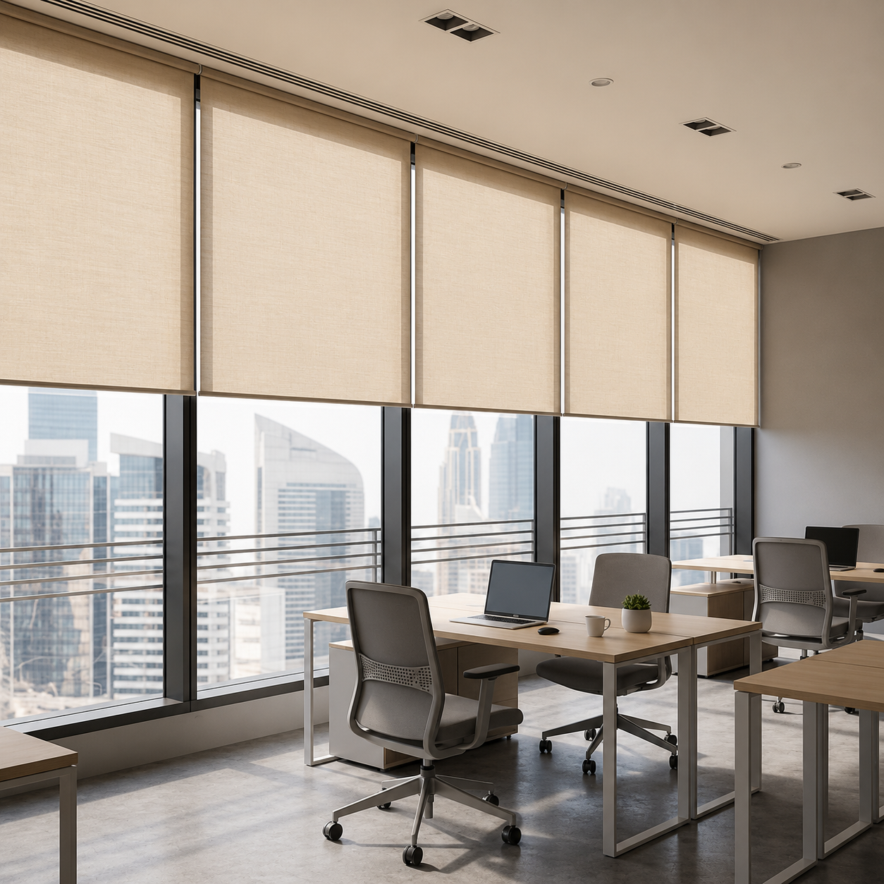 Office Roller Blinds in Bangalore 